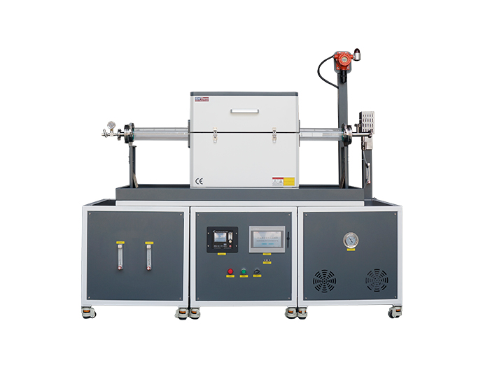 带滑轨的氢气还原管式炉