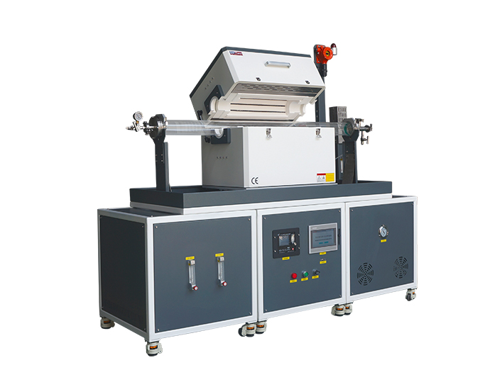 带滑轨的氢气还原管式炉