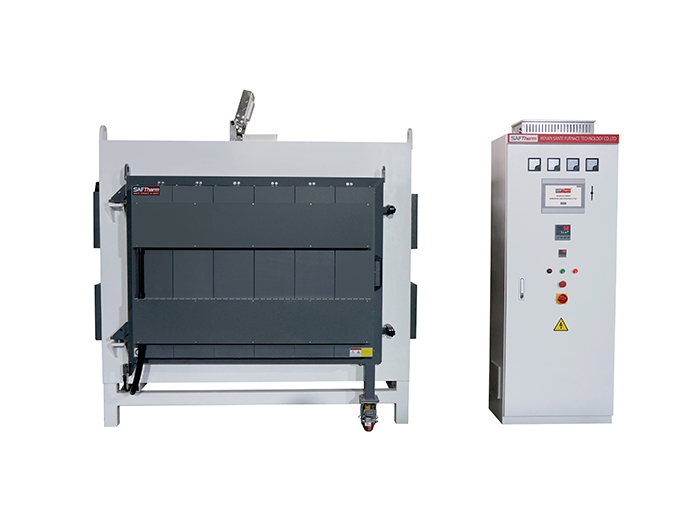 1400℃手动门工业箱式电阻炉